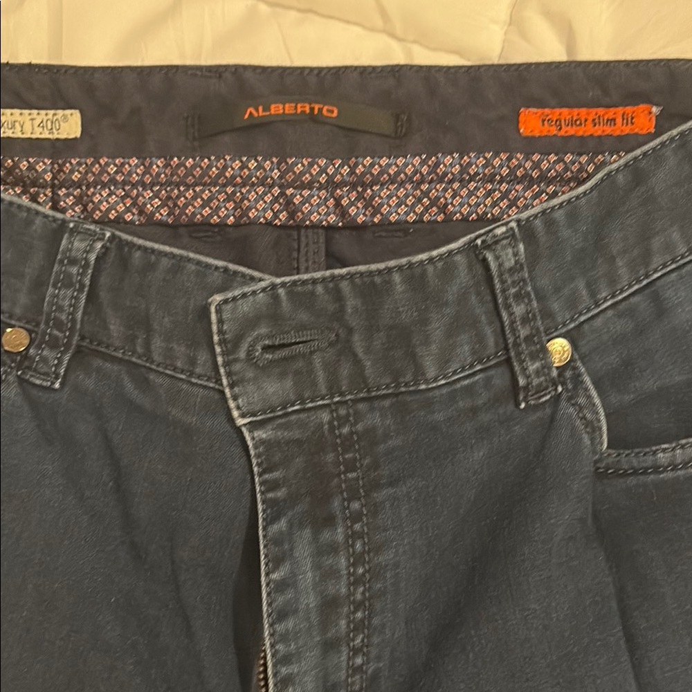Alberto Dark Blue Jeans